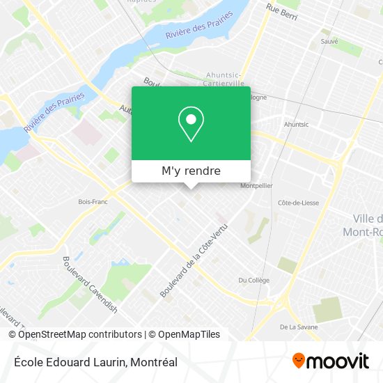École Edouard Laurin plan