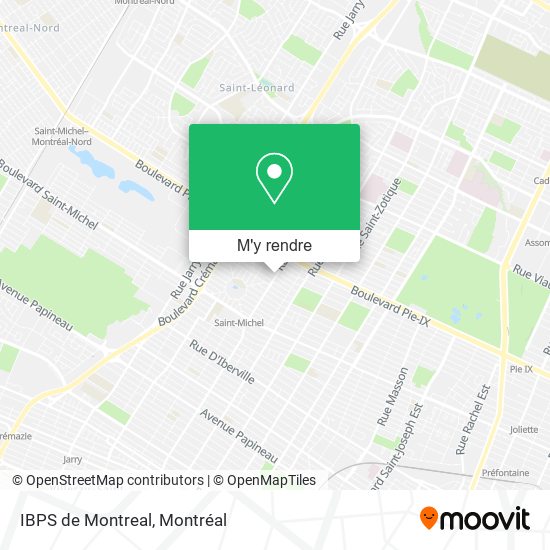 IBPS de Montreal plan