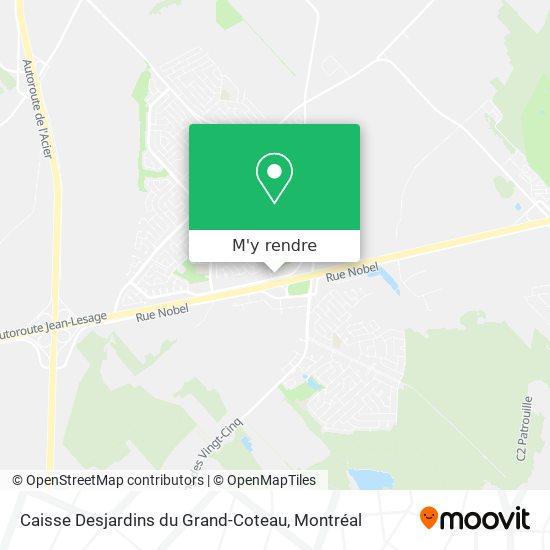 Caisse Desjardins du Grand-Coteau plan