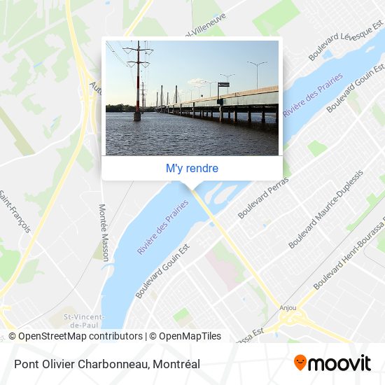 Pont Olivier Charbonneau plan