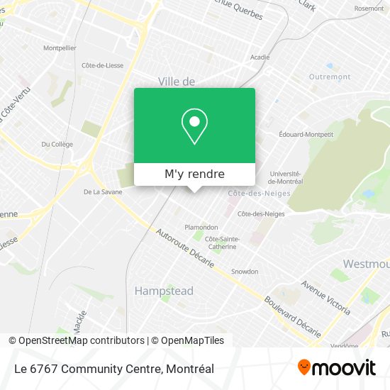 Le 6767 Community Centre plan