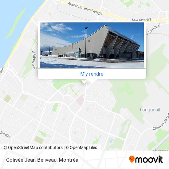 Colisée Jean-Béliveau plan