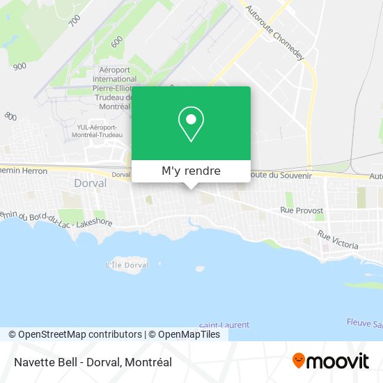 Navette Bell - Dorval plan