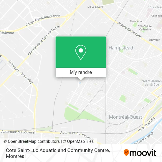Cote Saint-Luc Aquatic and Community Centre plan