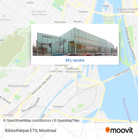 Bibliothèque ETS plan