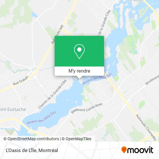 L’Oasis de L’Île plan