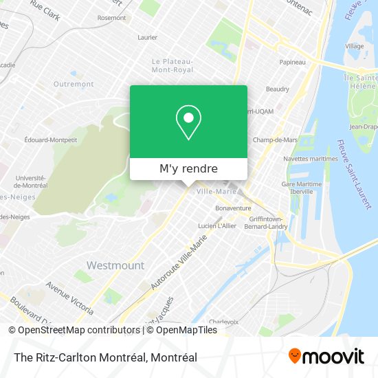 The Ritz-Carlton Montréal plan