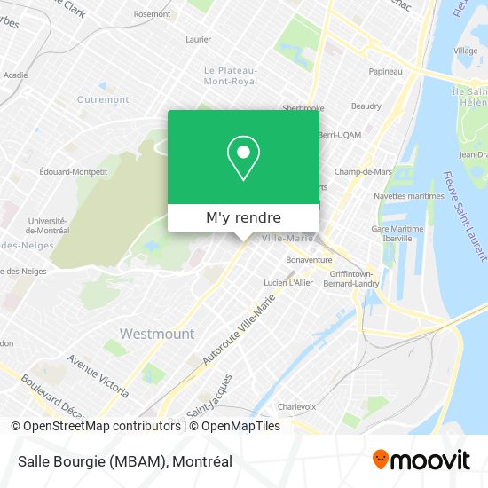 Salle Bourgie (MBAM) plan