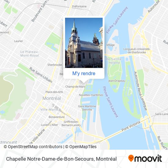Chapelle Notre-Dame-de-Bon-Secours plan