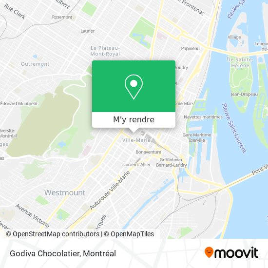 Godiva Chocolatier plan