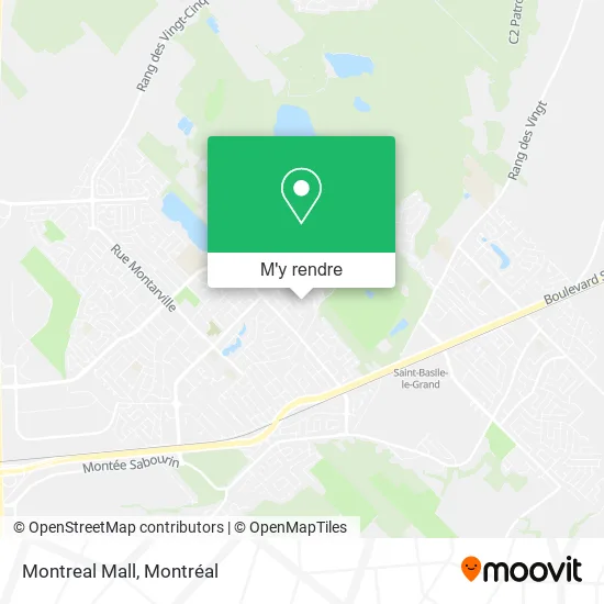 Montreal Mall plan