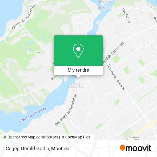 Cegep Gerald Godin plan