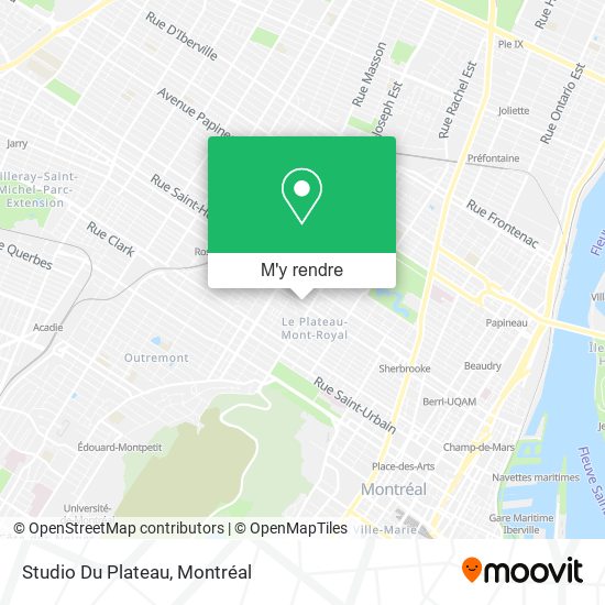 Studio Du Plateau plan
