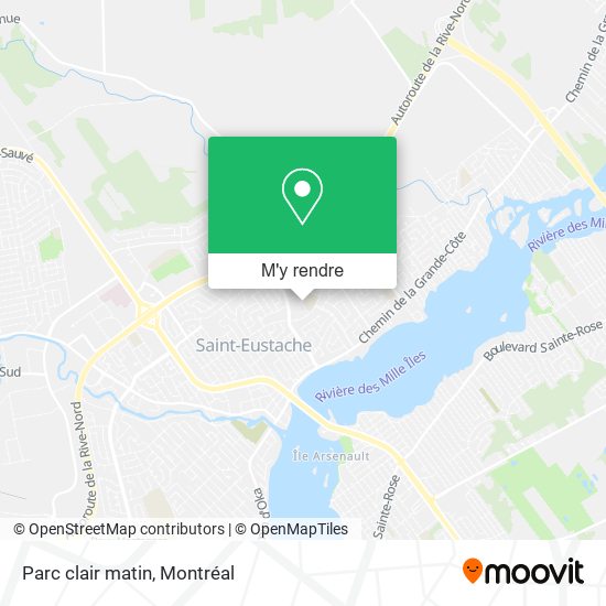 Parc clair matin plan