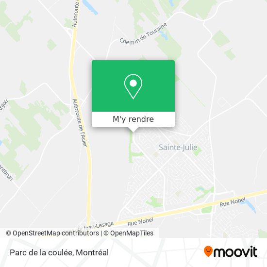 Parc de la coulée plan