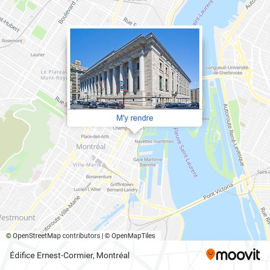 Édifice Ernest-Cormier plan