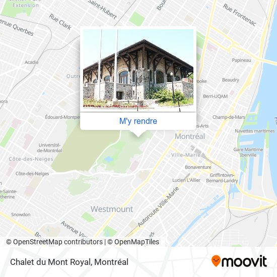 Chalet du Mont Royal plan