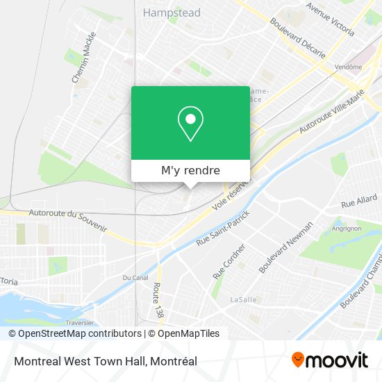 Montreal West Town Hall plan