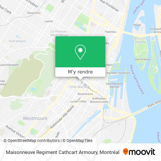 Maisonneuve Regiment Cathcart Armoury plan