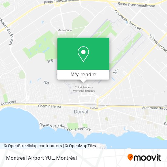 Montreal Airport YUL plan