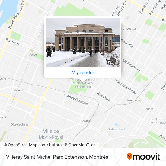 Villeray Saint Michel Parc Extension plan