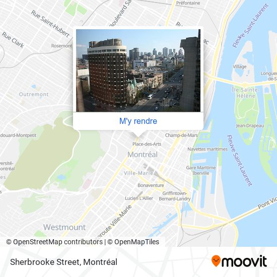 Sherbrooke Street plan