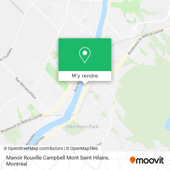 Manoir Rouville Campbell Mont Saint Hilaire plan