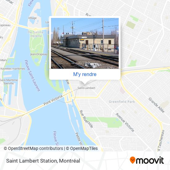 Saint Lambert Station plan