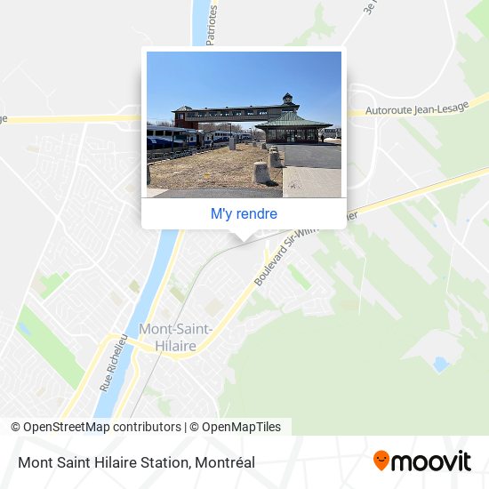 Mont Saint Hilaire Station plan