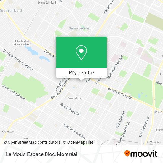 Le Mouv' Espace Bloc plan