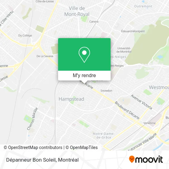 Dépanneur Bon Soleil plan