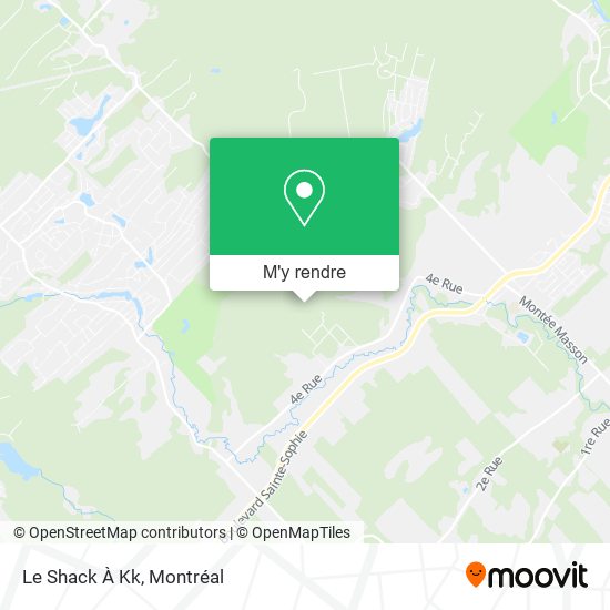 Le Shack À Kk plan