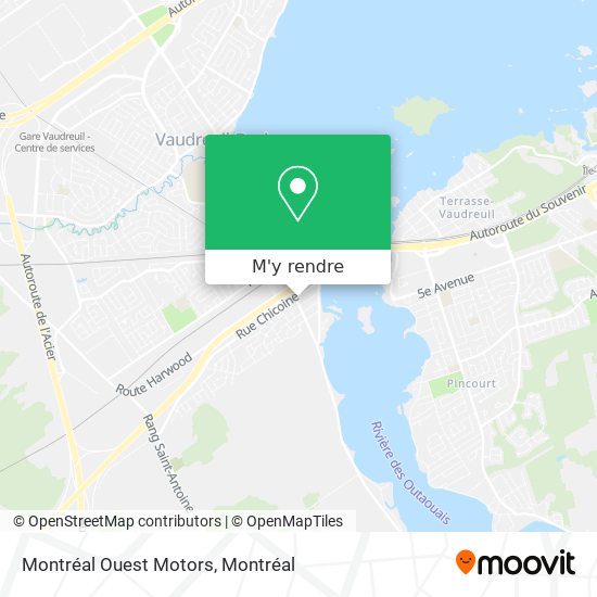 Montréal Ouest Motors plan