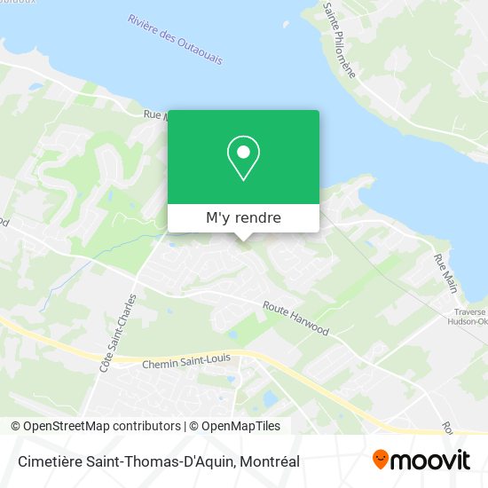Cimetière Saint-Thomas-D'Aquin plan