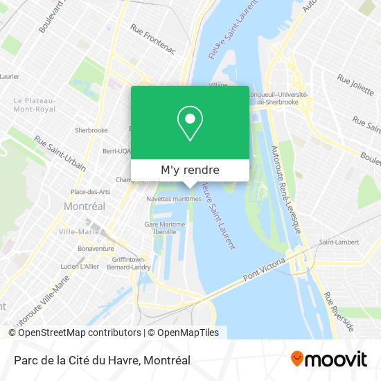 Parc de la Cité du Havre plan