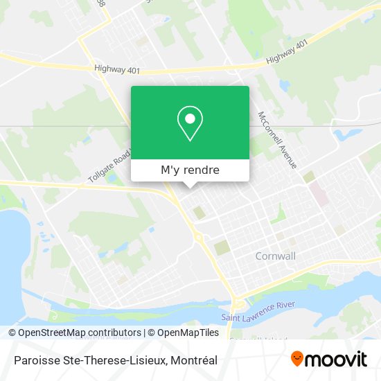 Paroisse Ste-Therese-Lisieux plan