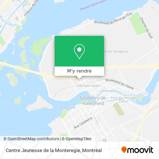 Centre Jeunesse de la Monteregie plan
