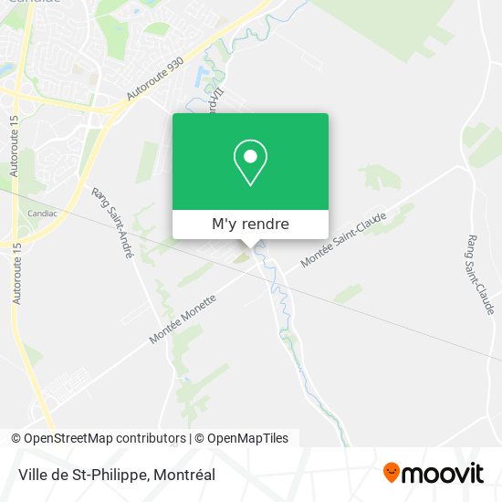 Ville de St-Philippe plan
