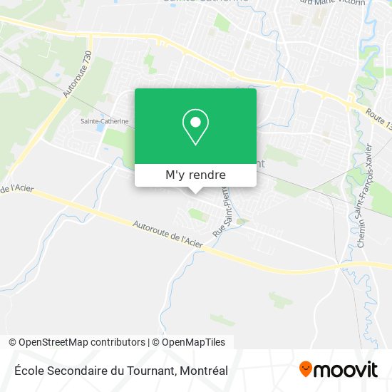École Secondaire du Tournant plan