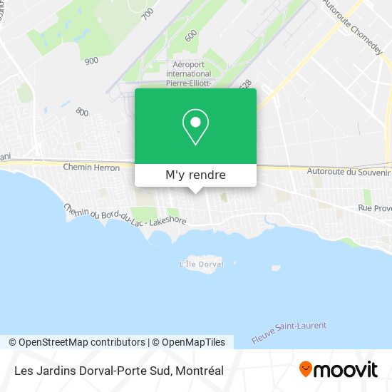 Les Jardins Dorval-Porte Sud plan