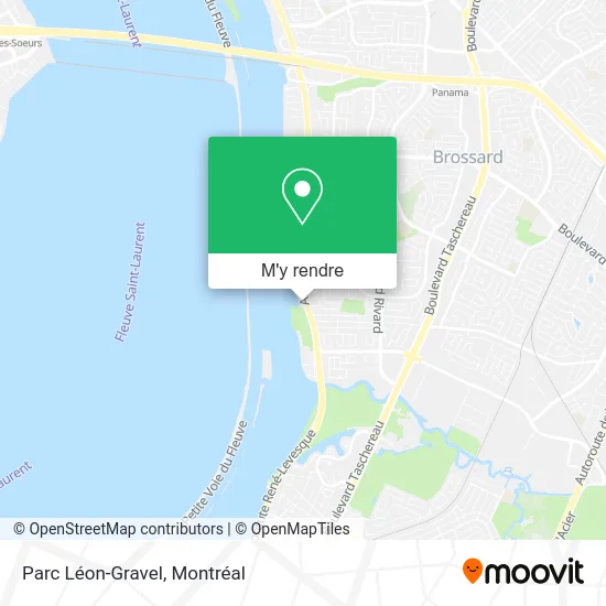 Parc Léon-Gravel plan