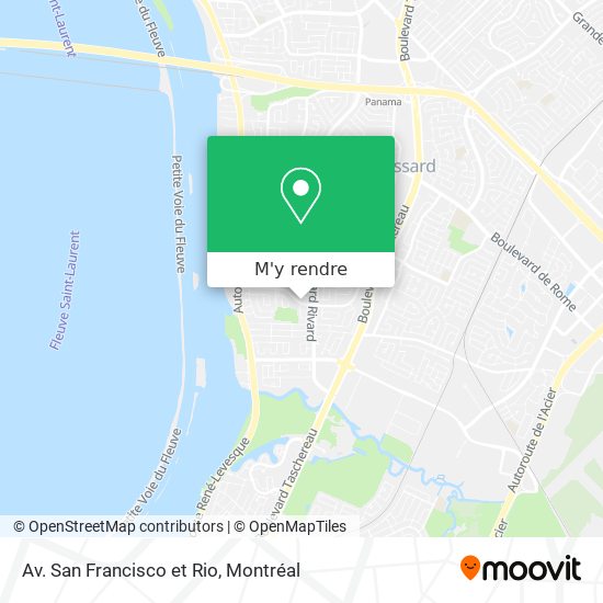 Av. San Francisco et Rio plan
