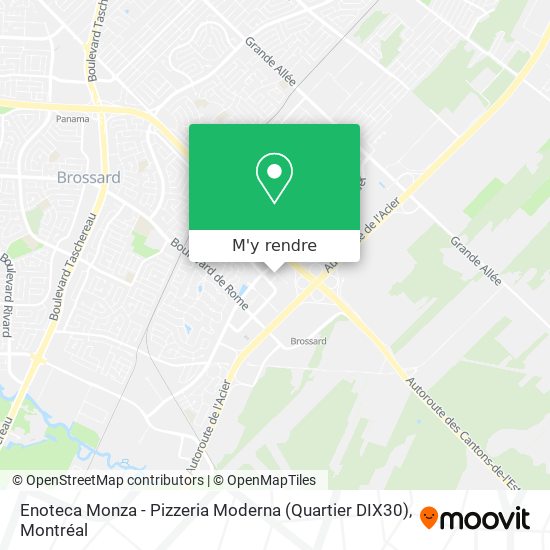 Enoteca Monza - Pizzeria Moderna (Quartier DIX30) plan