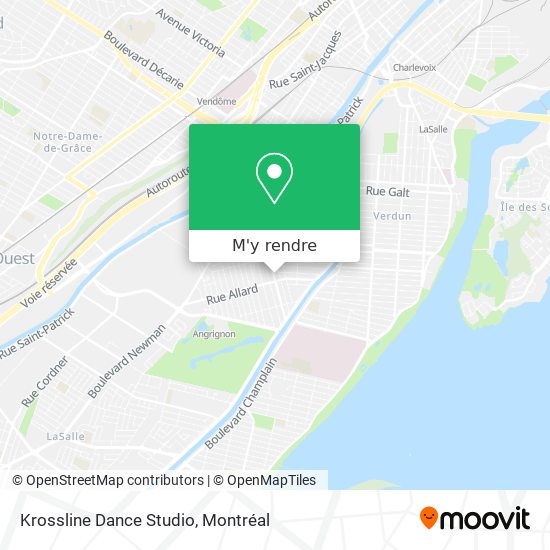 Krossline Dance Studio plan