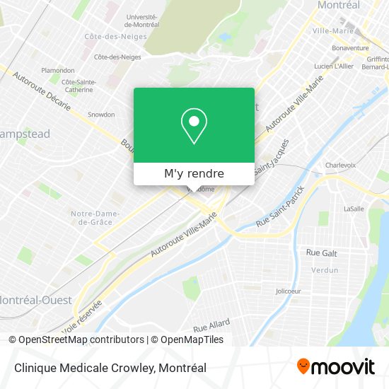 Clinique Medicale Crowley plan