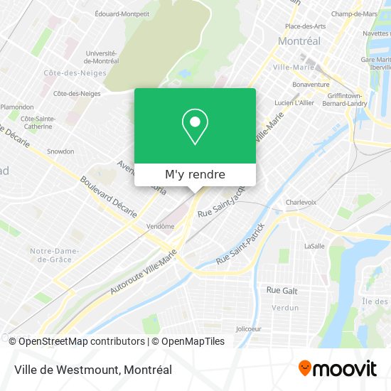Ville de Westmount plan