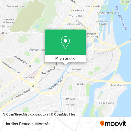 Jardins Beaudin plan
