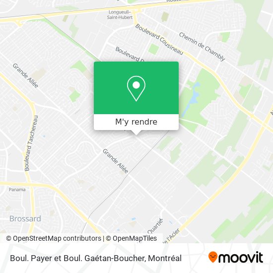 Boul. Payer et Boul. Gaétan-Boucher plan