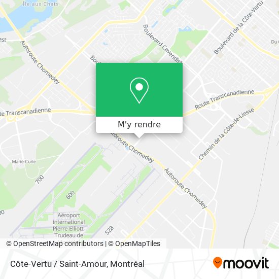 Côte-Vertu / Saint-Amour plan