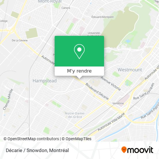 Décarie / Snowdon plan